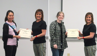 Image of Two SCC Students Receive Statewide Teacher Education Award